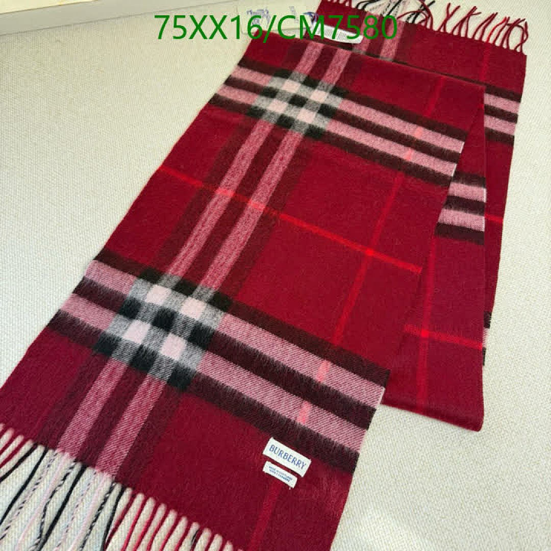 Burberry-Scarf Code: CM7580 $: 75USD