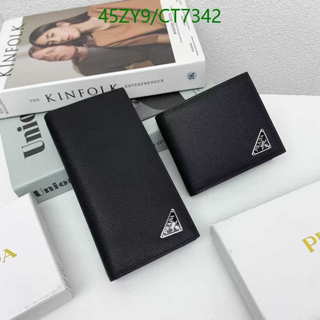 Prada-Wallet-4A Quality Code: CT7342 $: 45USD