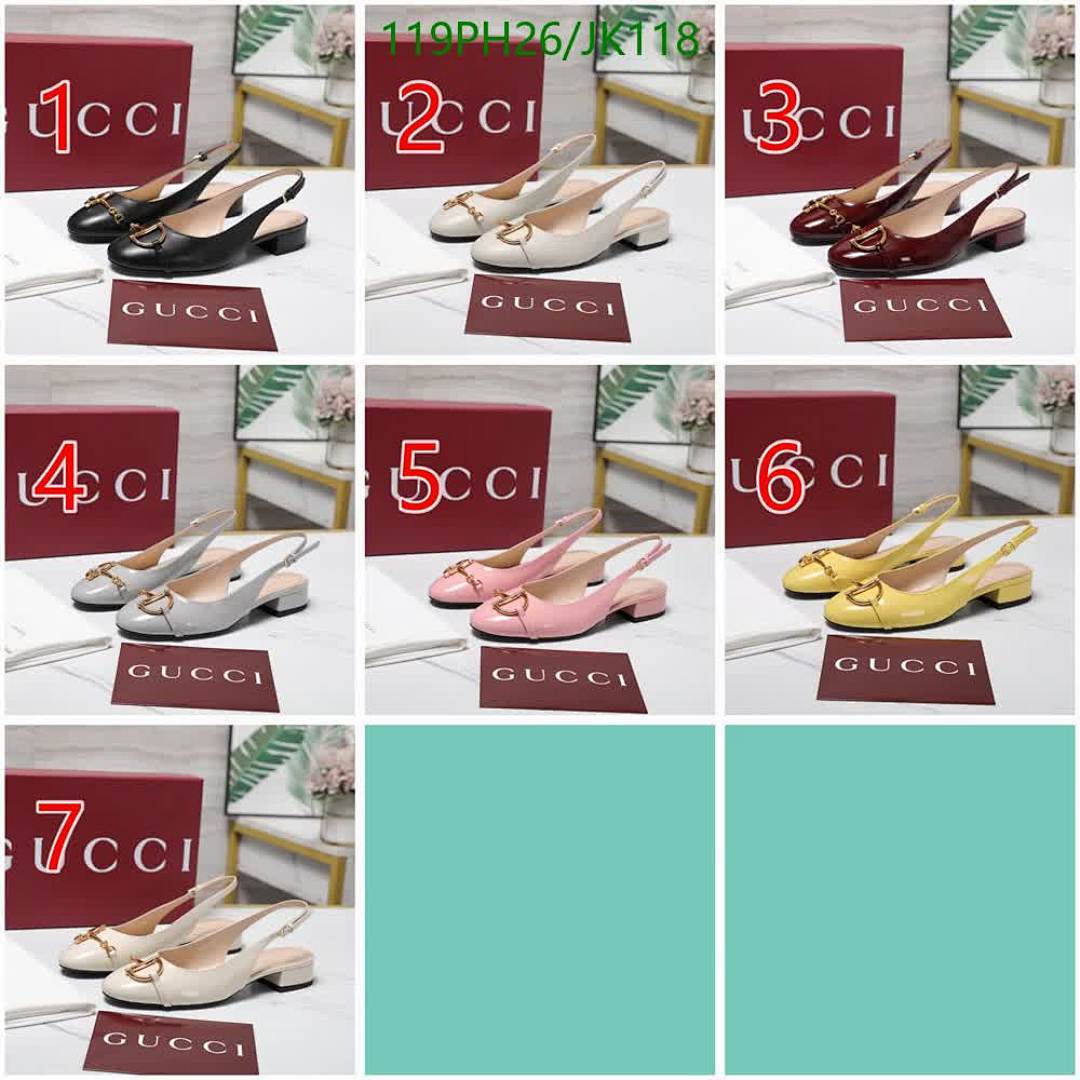 Gucci-Women Shoes Code: JK118 $: 119USD