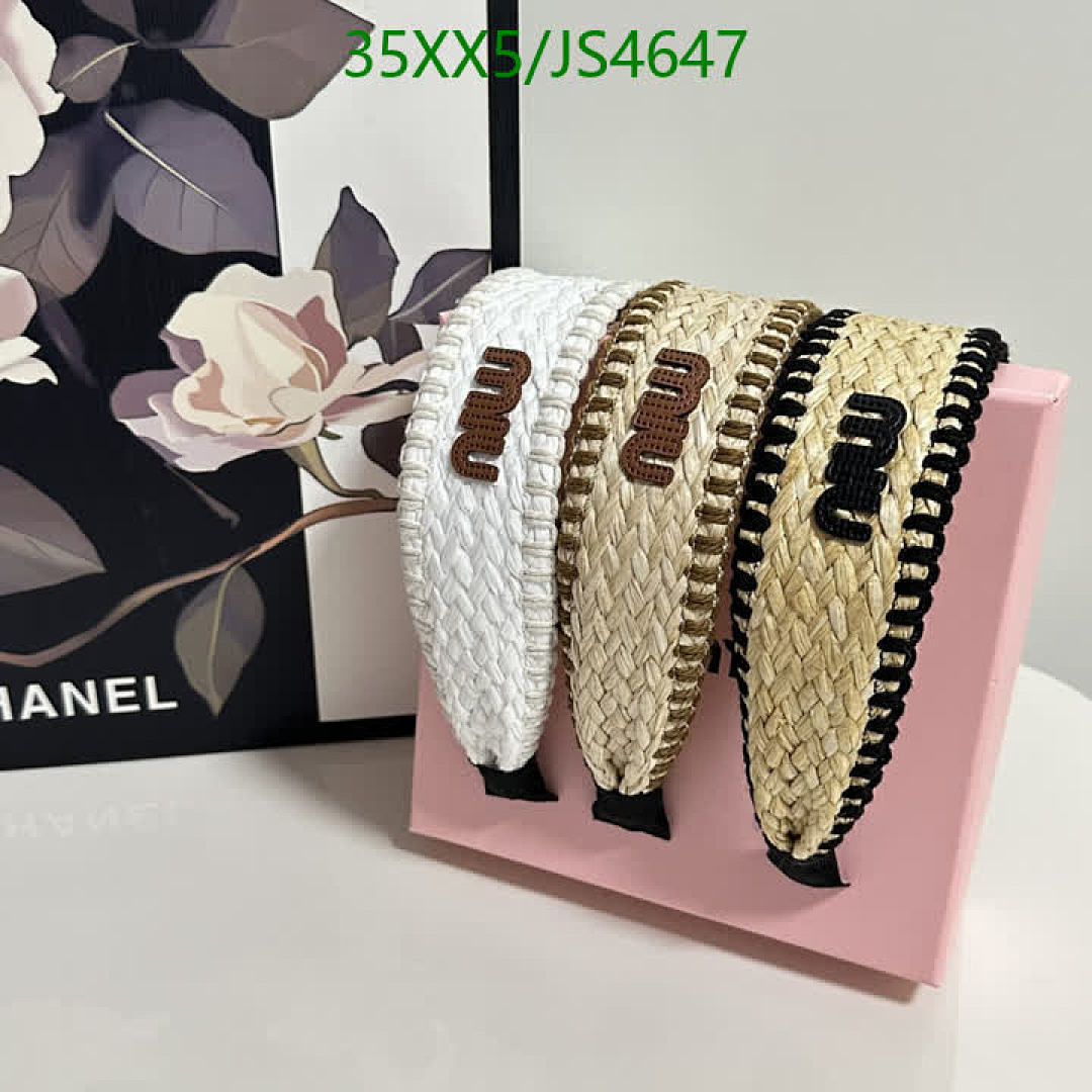 MIU MIU-Headband Code: JS4647 $: 35USD