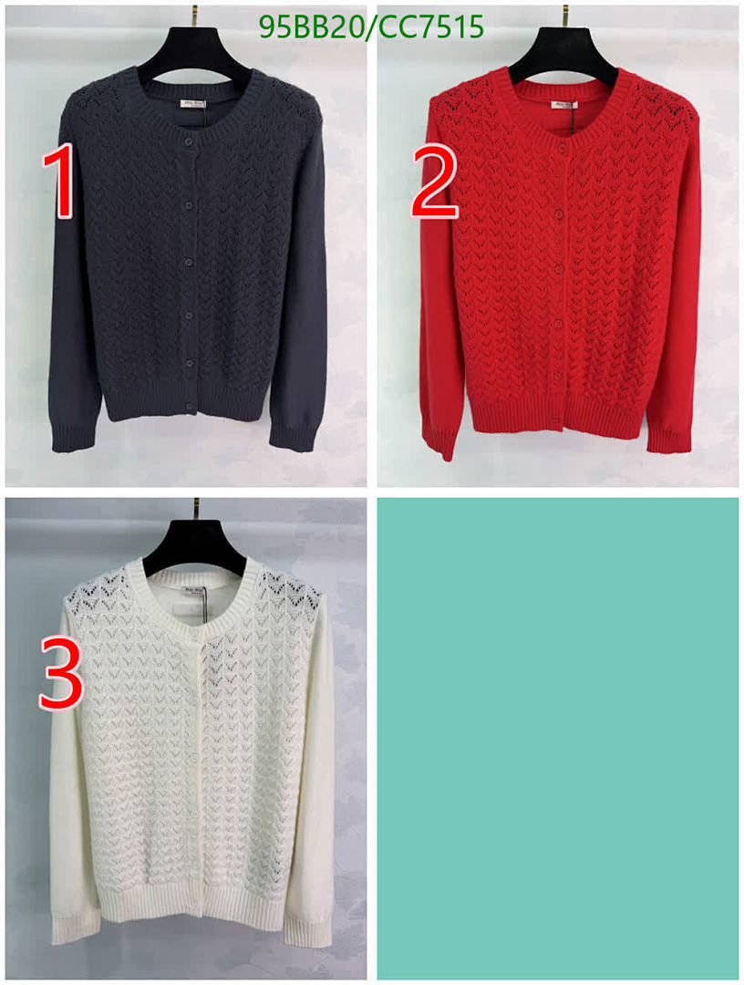 MIUMIU-Clothing Code: CC7515 $: 95USD