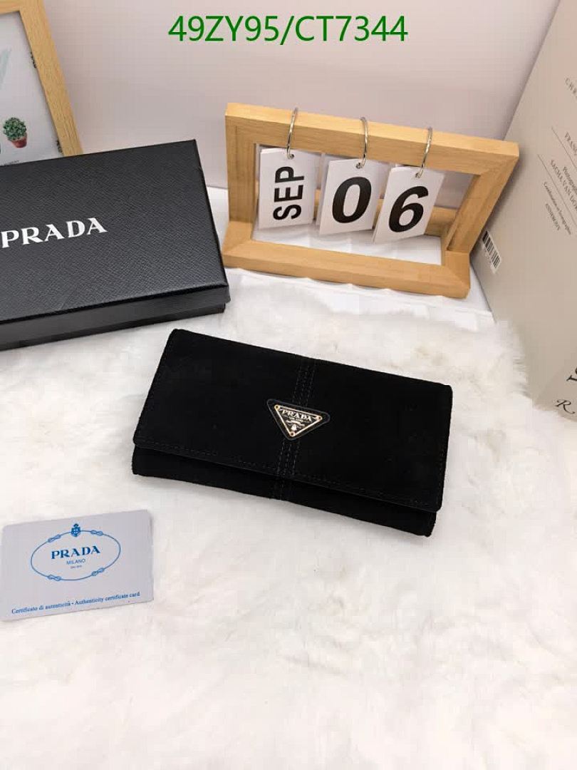 Prada-Wallet-4A Quality Code: CT7344 $: 49USD