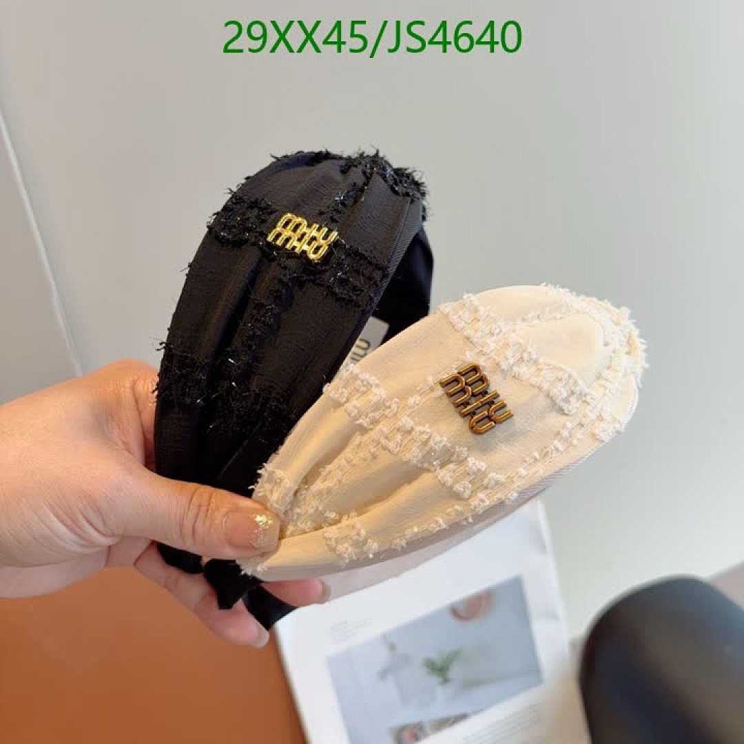 MIU MIU-Headband Code: JS4640 $: 29USD