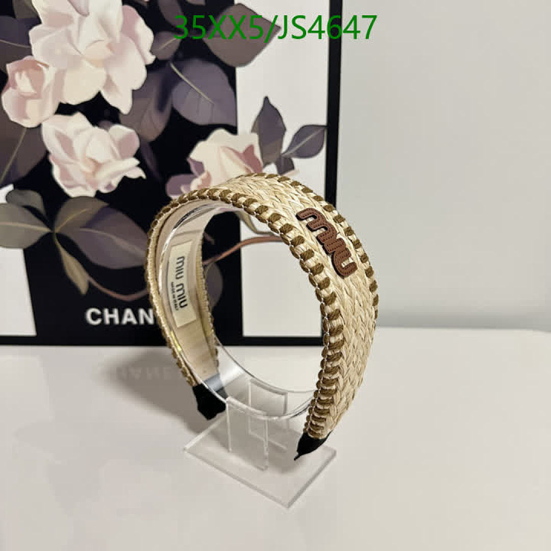 MIU MIU-Headband Code: JS4647 $: 35USD