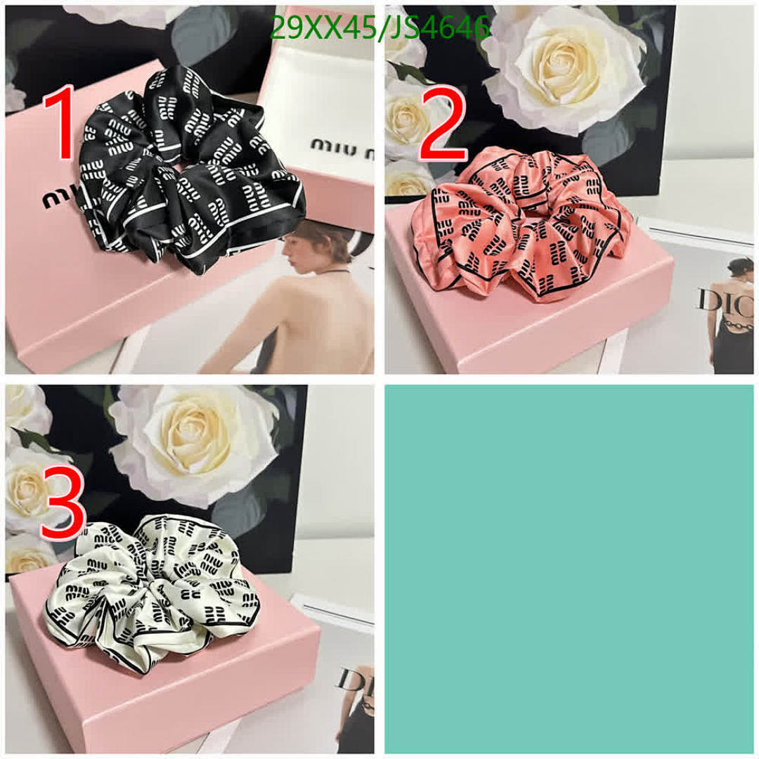 MIU MIU-Headband Code: JS4646 $: 29USD