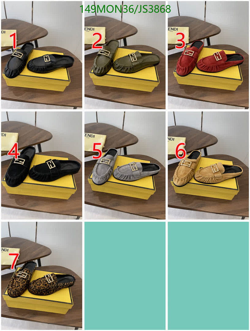 Fendi-Women Shoes Code: JS3868 $: 149USD