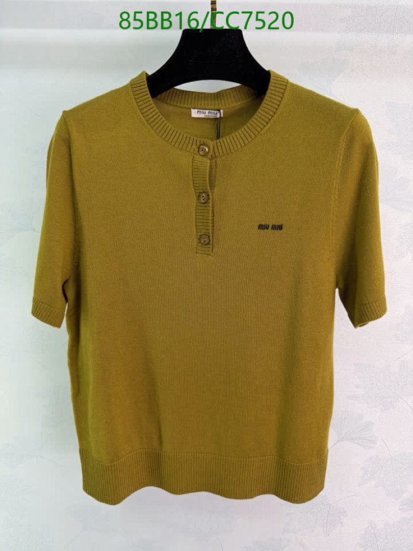 MIUMIU-Clothing Code: CC7520 $: 85USD