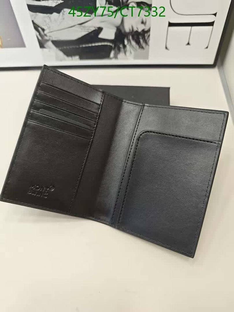 Montblanc-Wallet-4A Quality Code: CT7332 $: 45USD