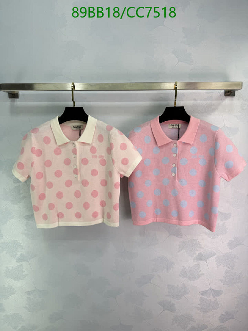 MIUMIU-Clothing Code: CC7518 $: 89USD