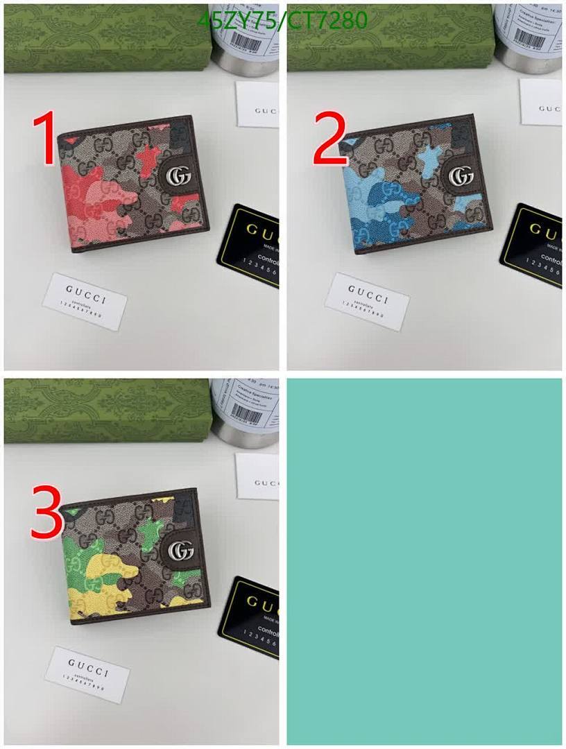 Gucci-Wallet-4A Quality Code: CT7280 $: 45USD