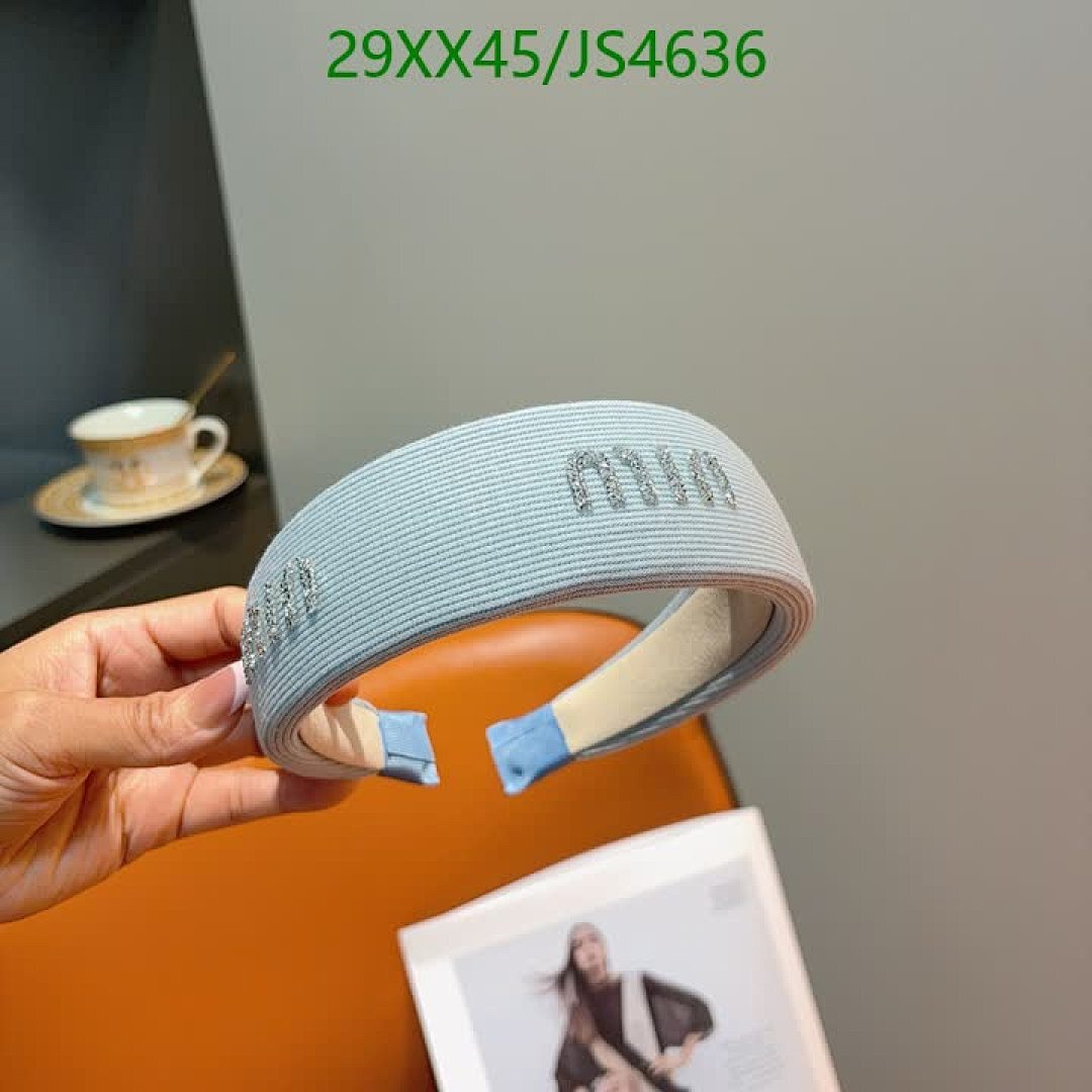 MIU MIU-Headband Code: JS4636 $: 29USD