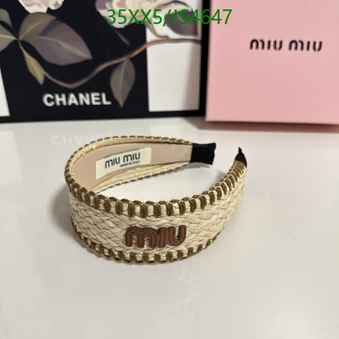 MIU MIU-Headband Code: JS4647 $: 35USD