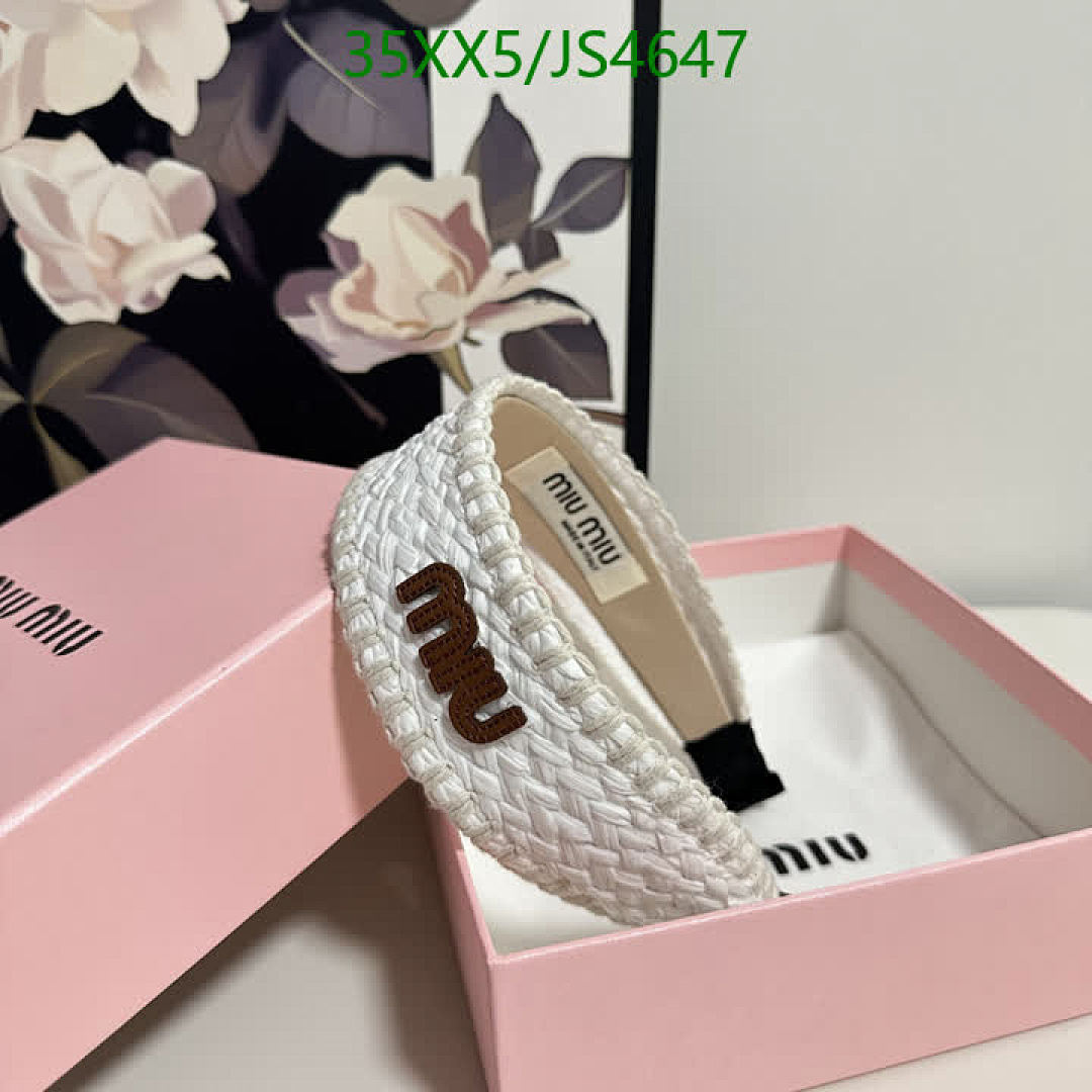 MIU MIU-Headband Code: JS4647 $: 35USD
