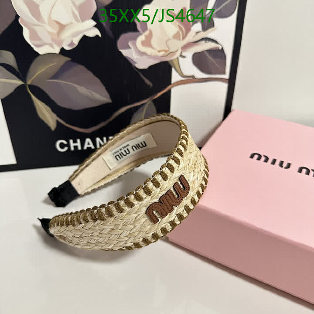 MIU MIU-Headband Code: JS4647 $: 35USD