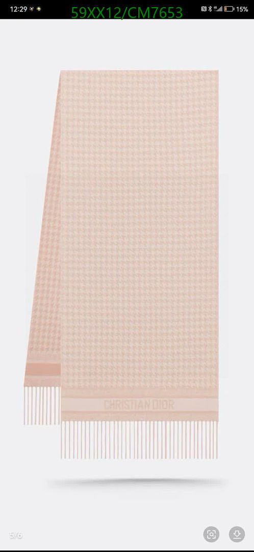 Dior-Scarf Code: CM7653 $: 59USD