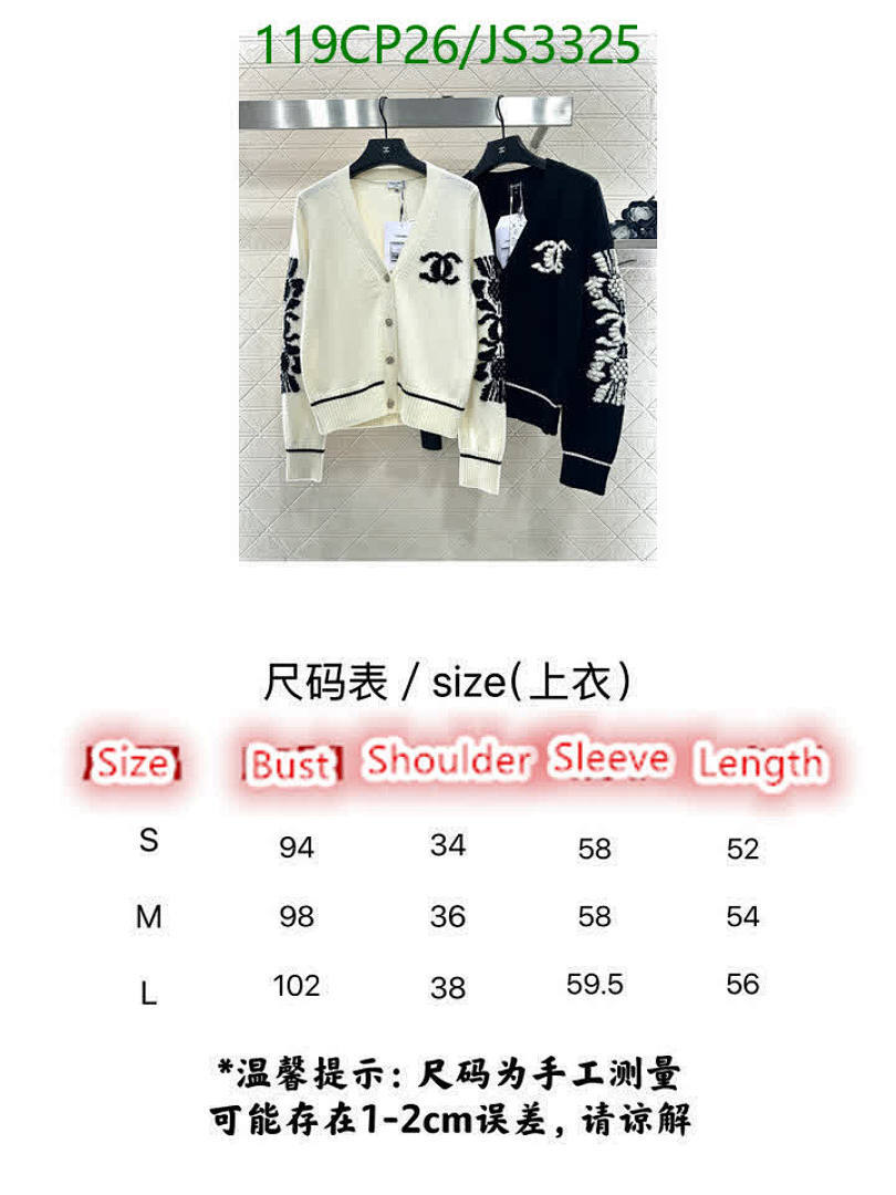 Chanel-Clothing Code: JS3325 $: 119USD