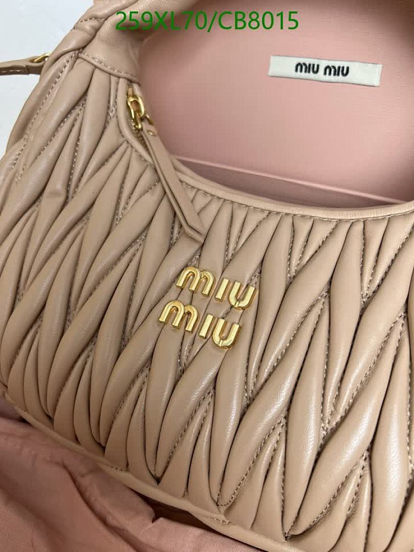 Miu Miu-Bag-Mirror Quality Code: CB8015 $: 259USD