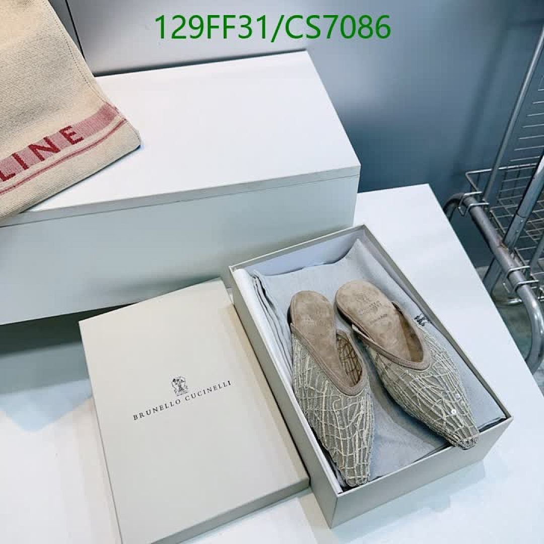 Brunello Cucinelli-Women Shoes Code: CS7086 $: 129USD