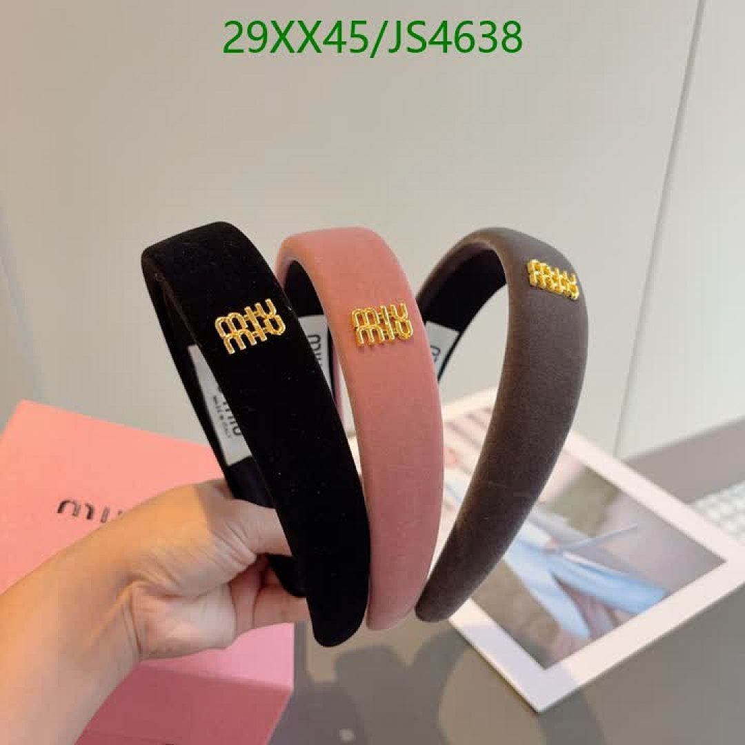 MIU MIU-Headband Code: JS4638 $: 29USD