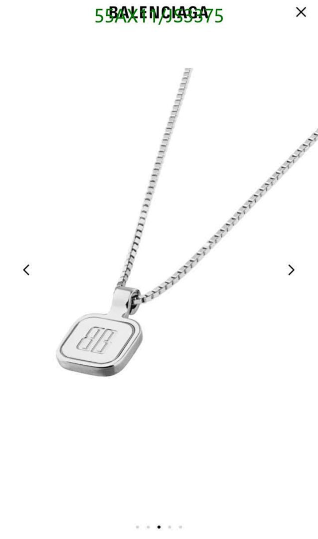 Balenciaga-Jewelry Code: JS3375 $: 55USD