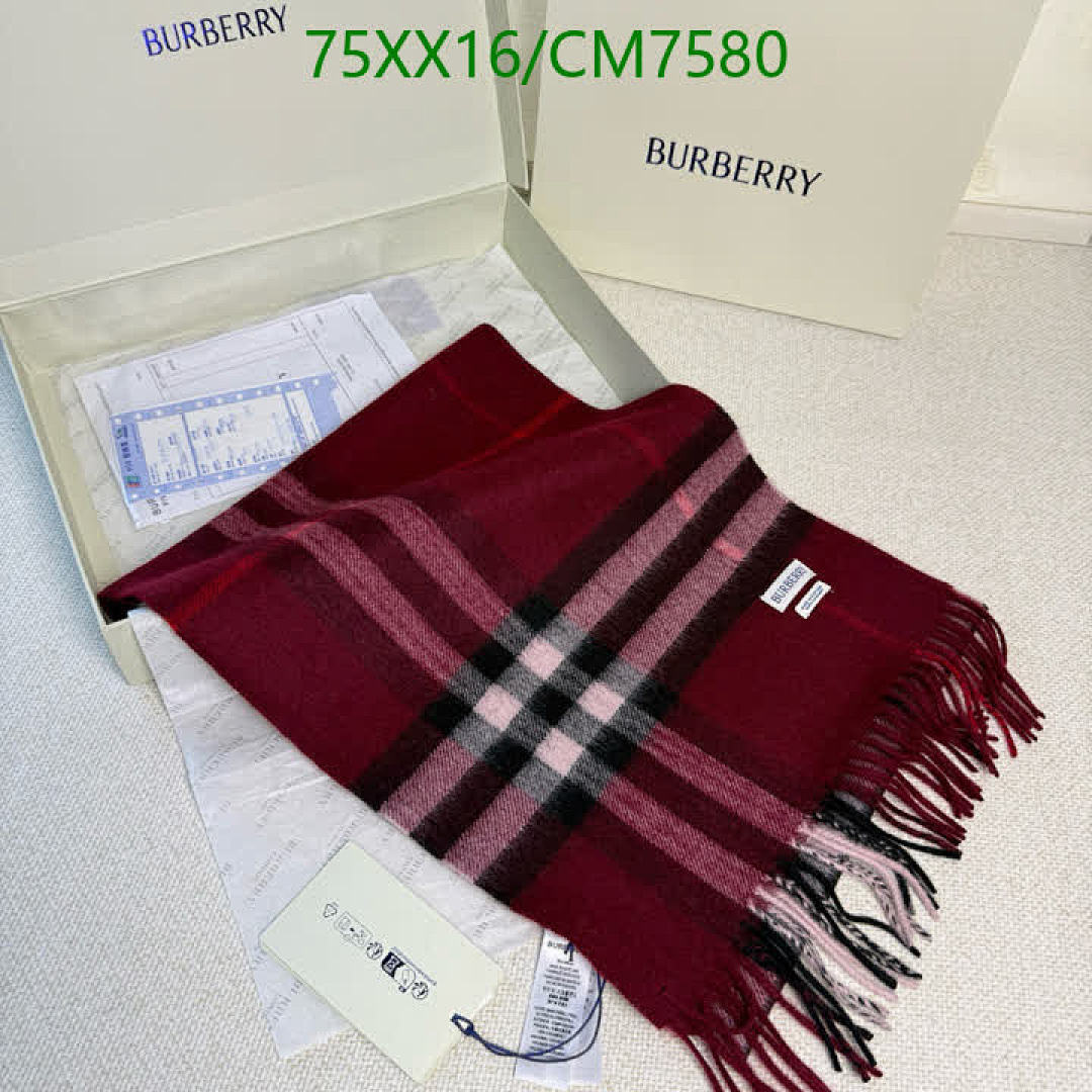 Burberry-Scarf Code: CM7580 $: 75USD