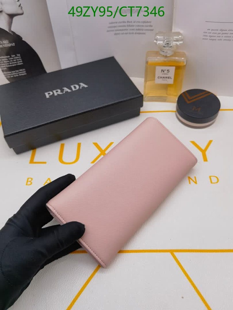 Prada-Wallet-4A Quality Code: CT7346 $: 49USD