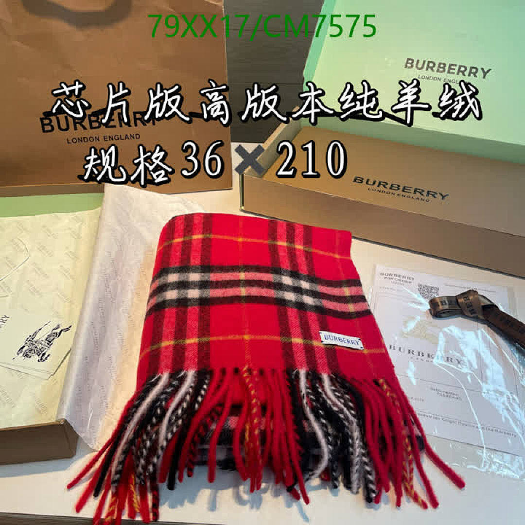 Burberry-Scarf Code: CM7575 $: 79USD