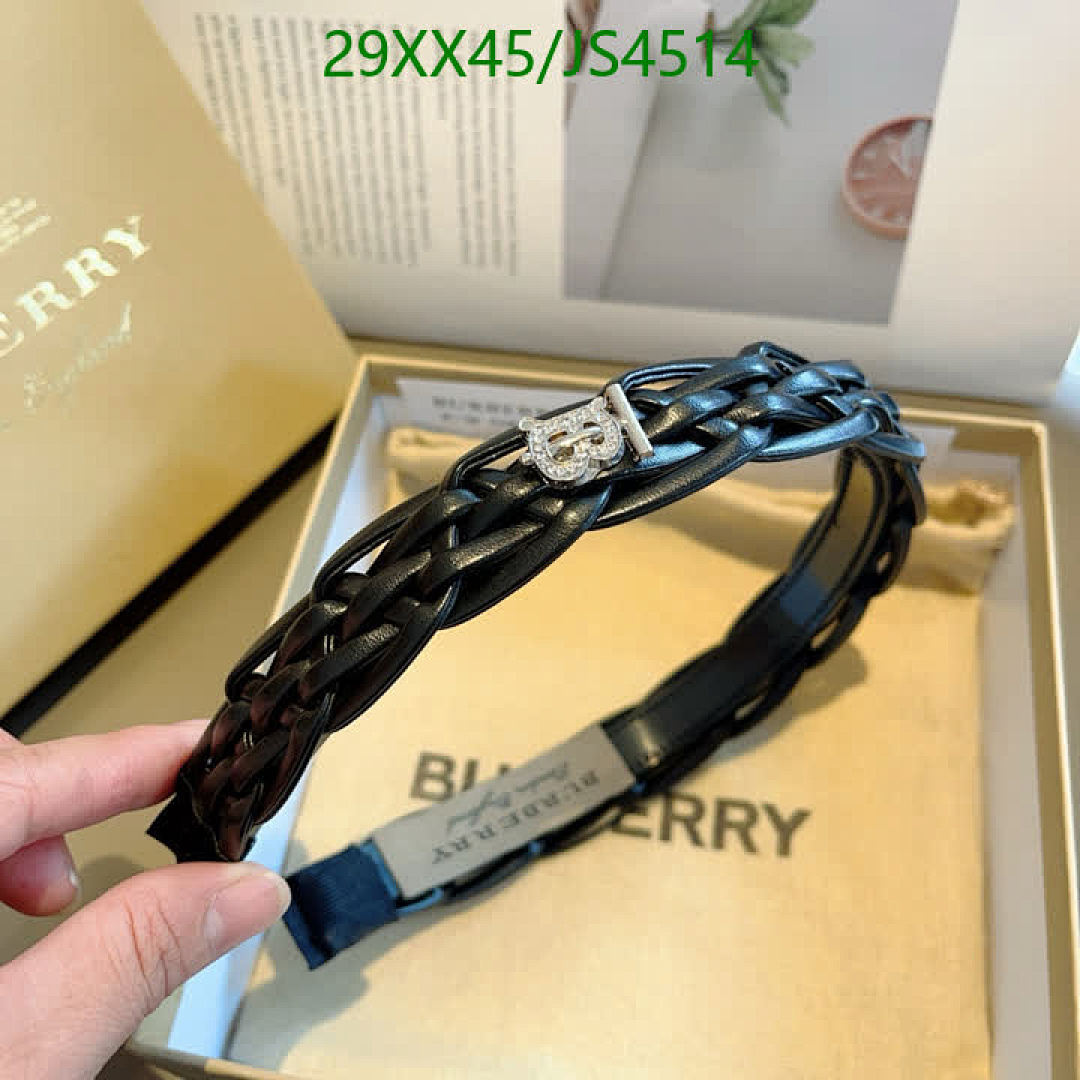 Burberry-Headband Code: JS4514 $: 29USD