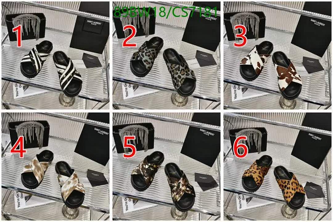 YSL-Women Shoes Code: CS7181 $: 89USD