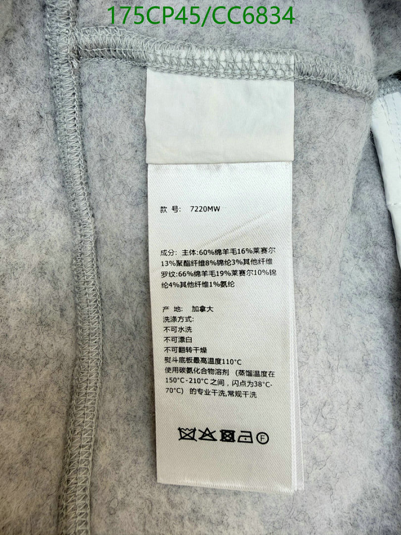 Canada Goose-Clothing Code: CC6834 $: 175USD