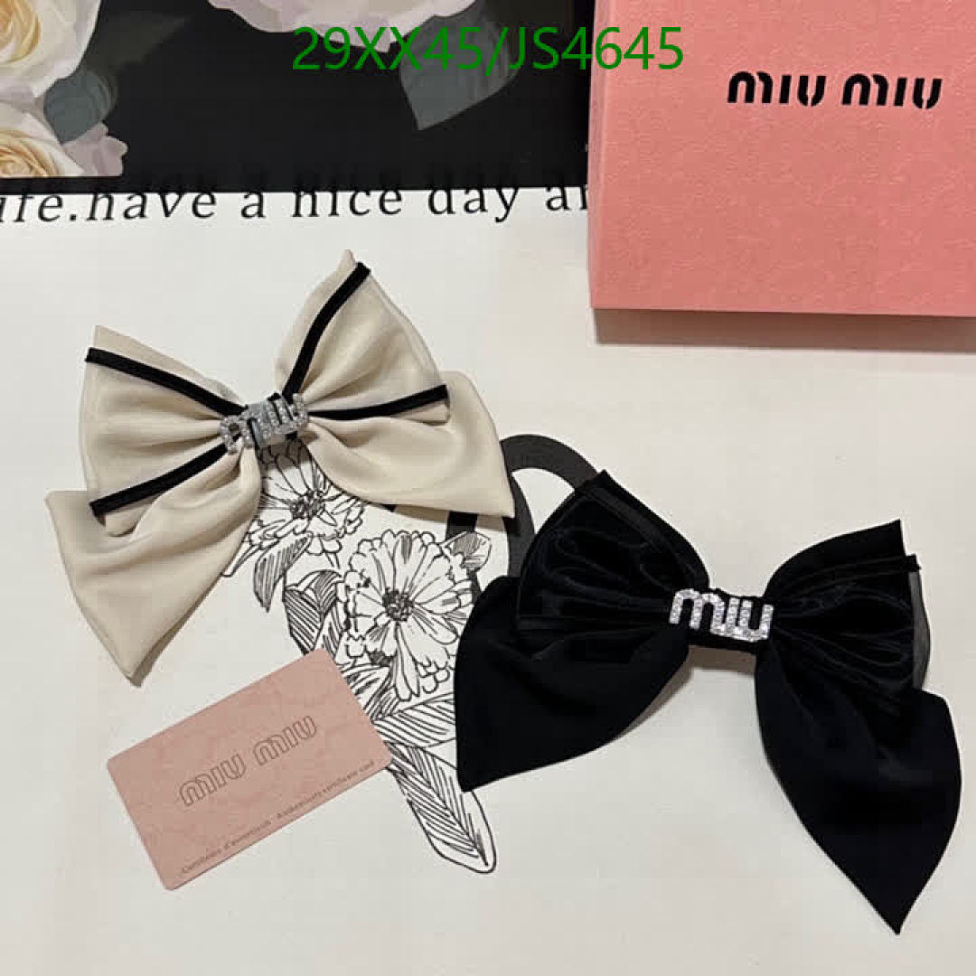 MIU MIU-Headband Code: JS4645 $: 29USD