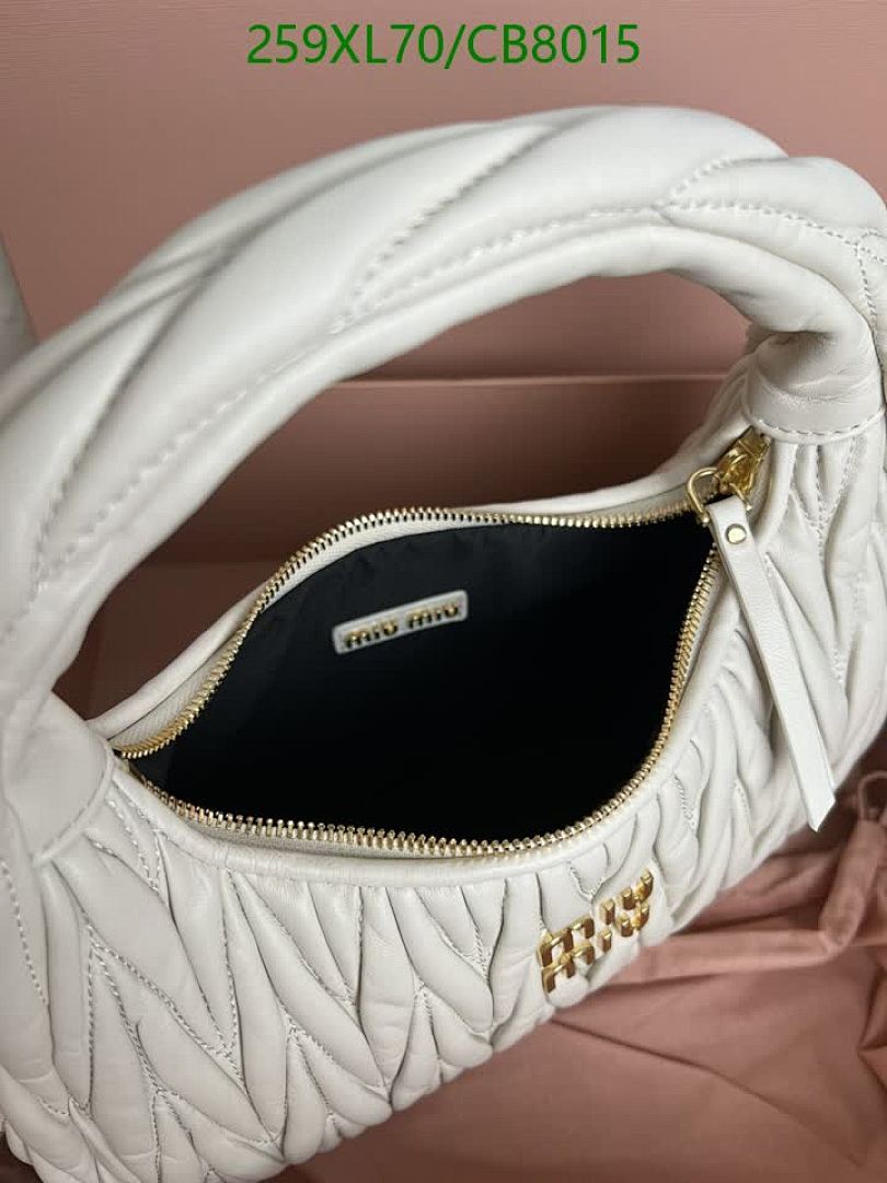 Miu Miu-Bag-Mirror Quality Code: CB8015 $: 259USD