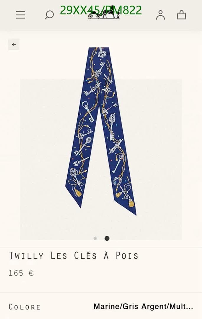 Hermes-Scarf Code: PM822 $: 29USD