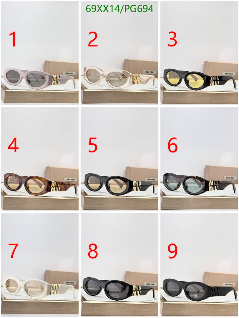 Miu Miu-Glasses Code: PG694 $: 69USD