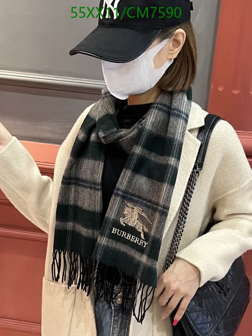 Burberry-Scarf Code: CM7590 $: 55USD