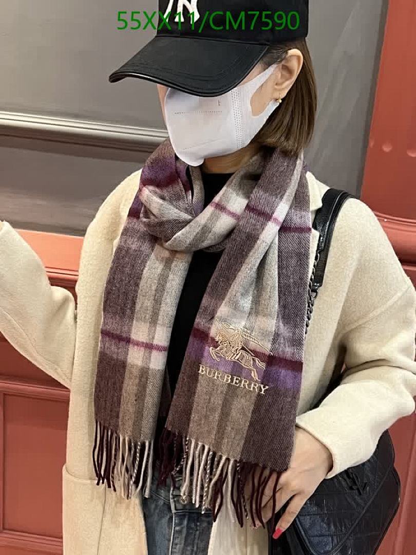 Burberry-Scarf Code: CM7590 $: 55USD