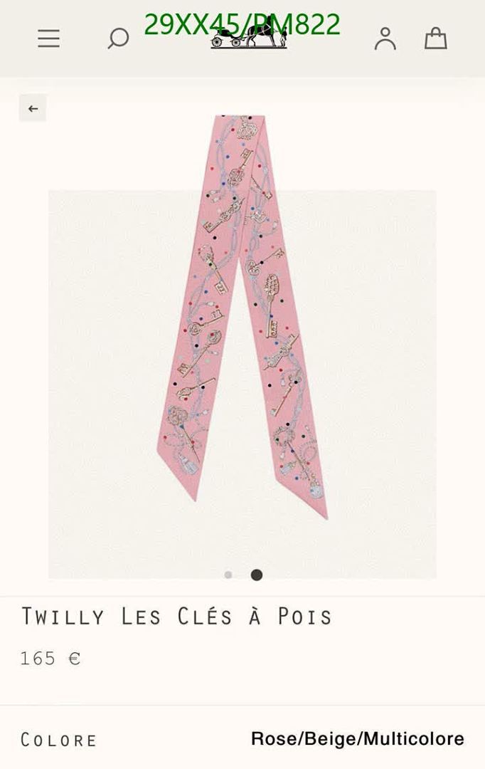 Hermes-Scarf Code: PM822 $: 29USD