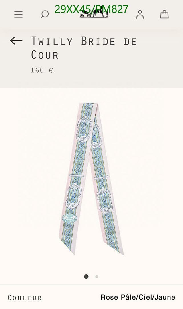 Hermes-Scarf Code: PM827 $: 29USD