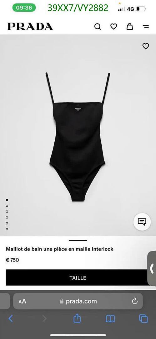 Prada-Swimsuit Code: VY2882 $: 39USD