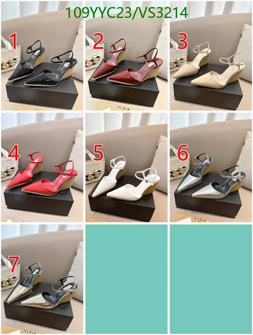 Alaia-Women Shoes Code: VS3214 $: 109USD