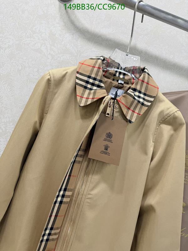 Burberry-Clothing Code: CC9670 $: 149USD