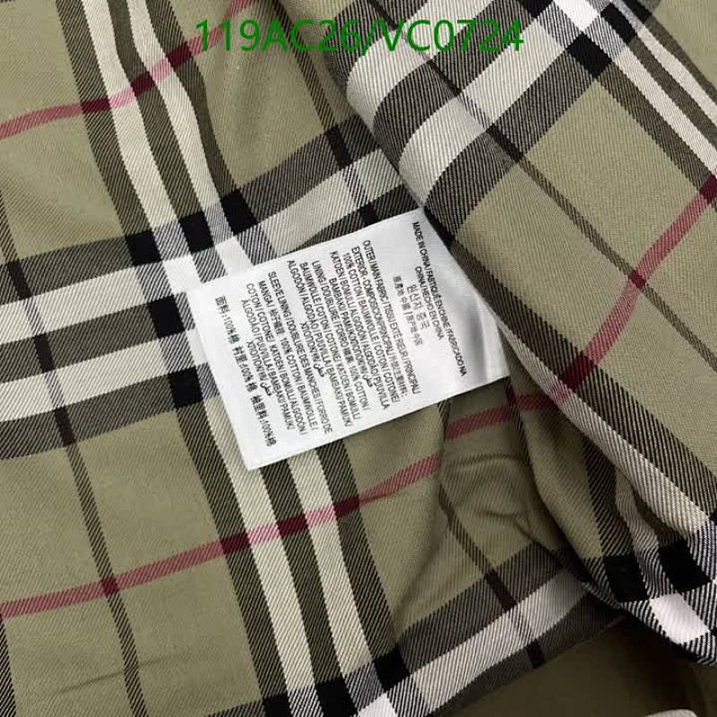 Burberry-Clothing Code: VC0724 $: 119USD