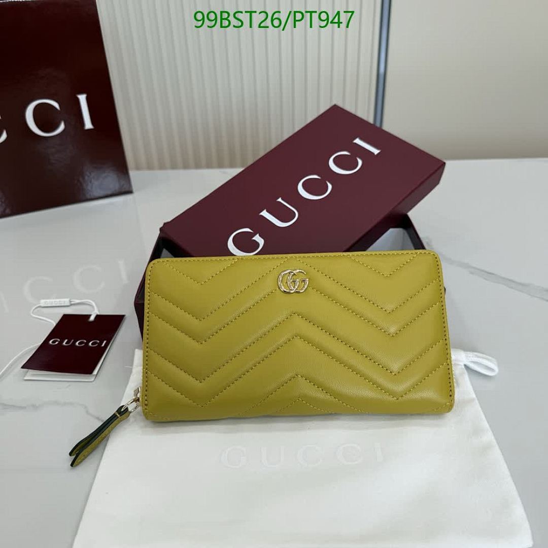 Gucci-Wallet Mirror Quality Code: PT947 $: 99USD