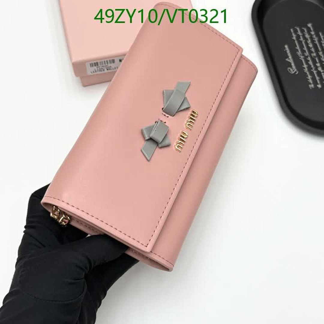 Miu Miu-Wallet-4A Quality Code: VT0321 $: 49USD
