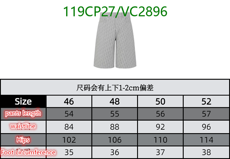 Dior-Clothing Code: VC2896 $: 119USD