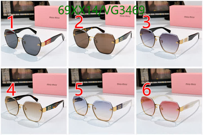 Miu Miu-Glasses Code: VG3469 $: 69USD