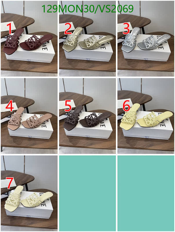 Loewe-Women Shoes Code: VS2069 $: 129USD