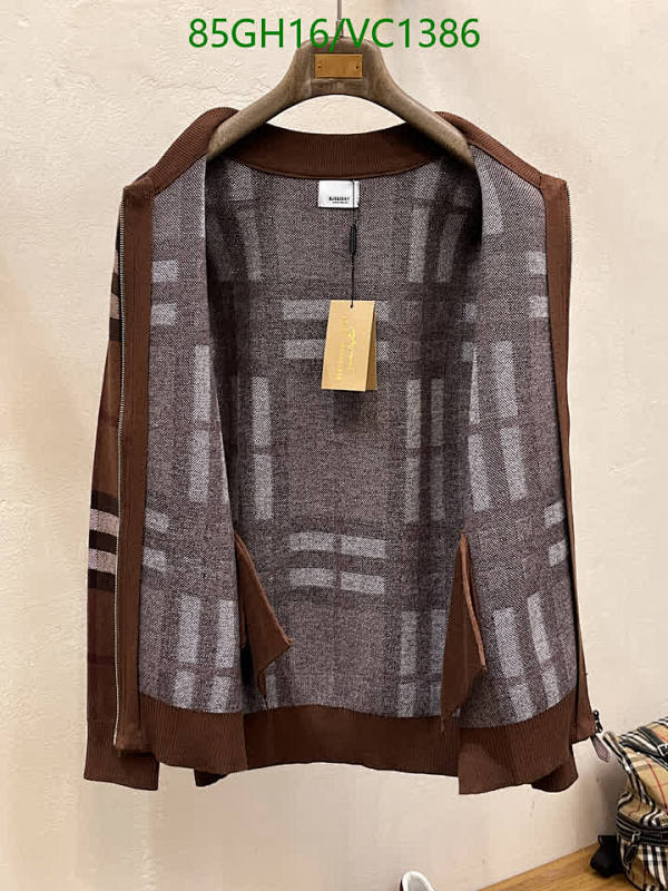 Burberry-Clothing Code: VC1386 $: 85USD
