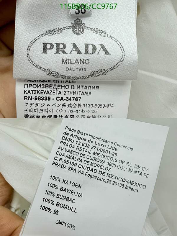 Prada-Clothing Code: CC9767 $: 115USD