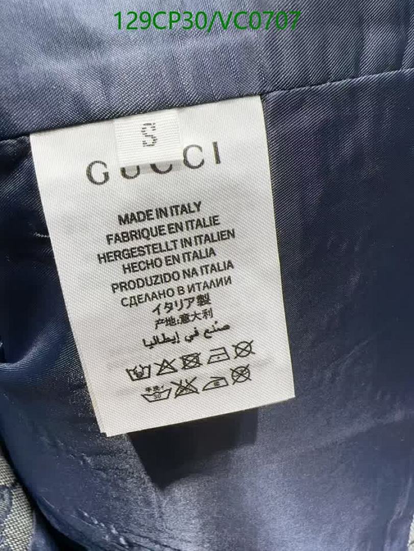 Gucci-Clothing Code: VC0707 $: 129USD